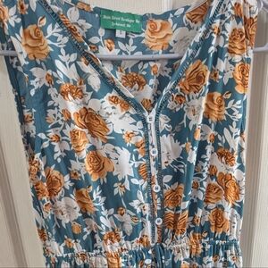 Floral Button-Down Dress